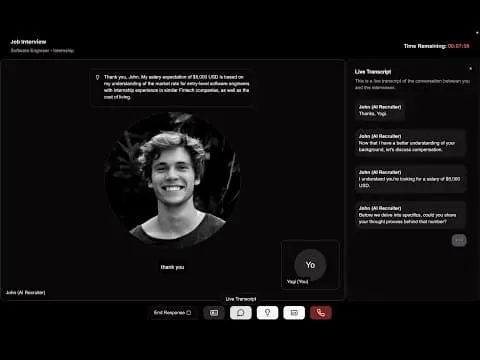 AI Mock Interview Demo
