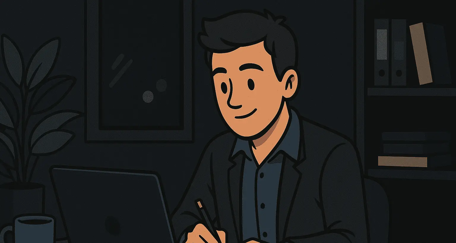 how to follow up after an interview with a professional email on a laptop screen