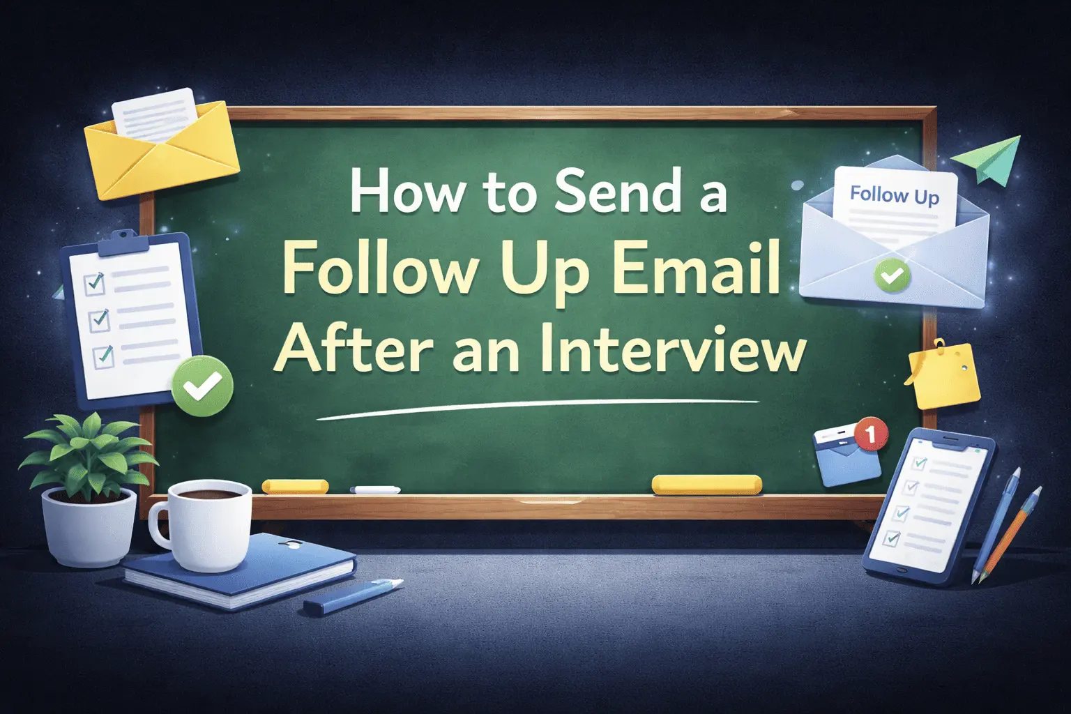 how to send a follow up email after an interview