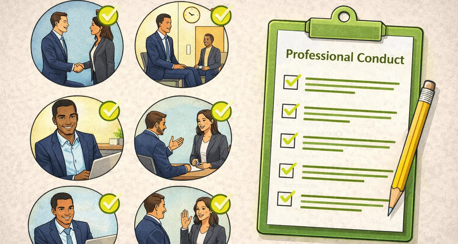 interview etiquette rules and professional conduct checklist