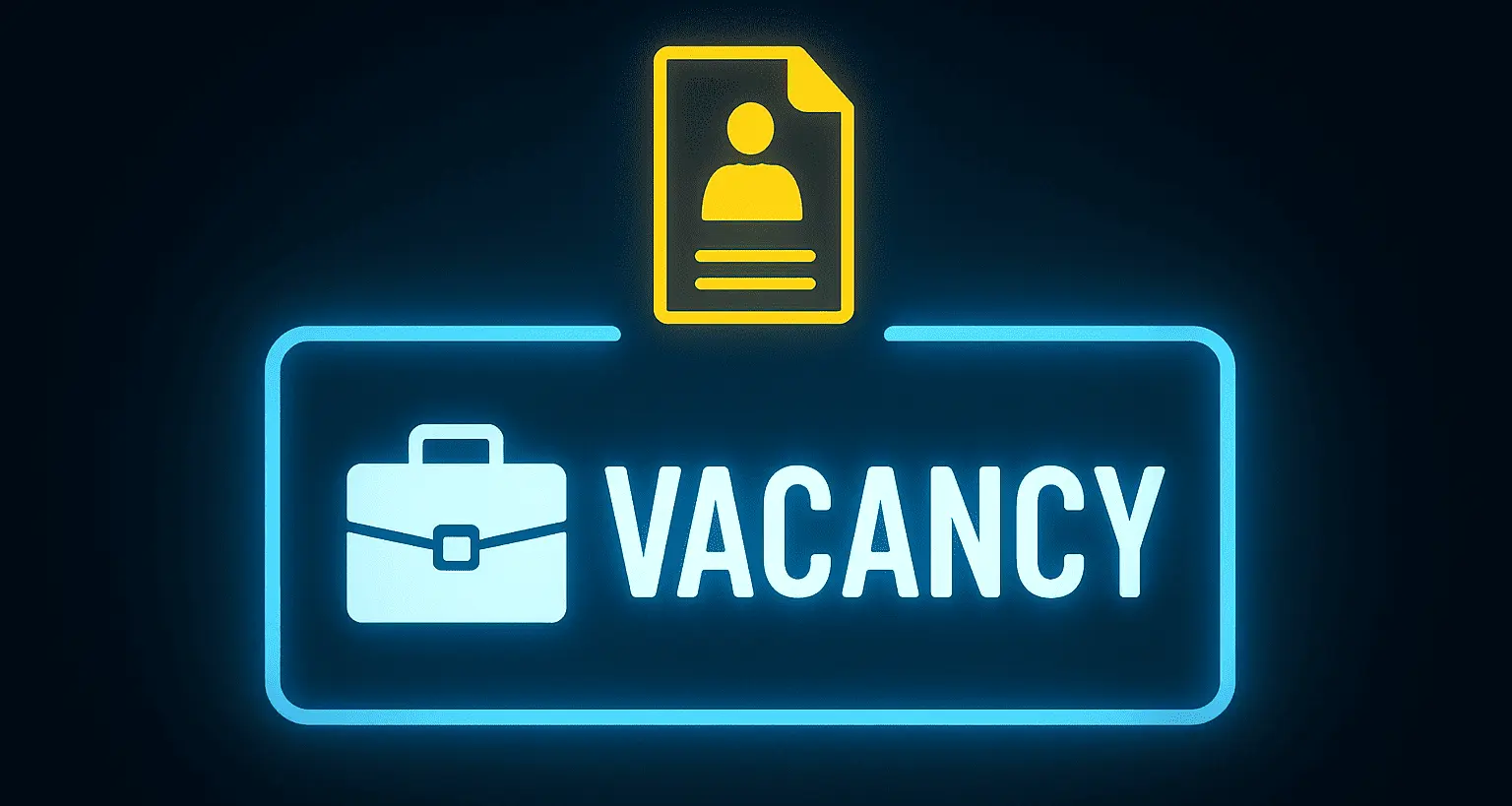 Job vacancy meaning illustrated with employment opportunity concept