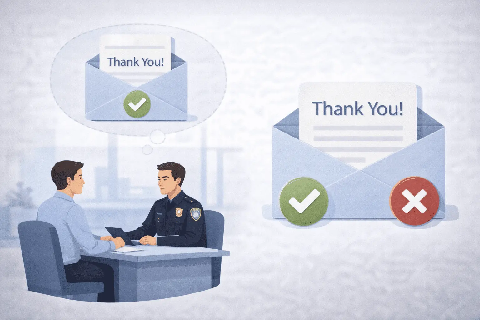 should i send a thank you email after an interview