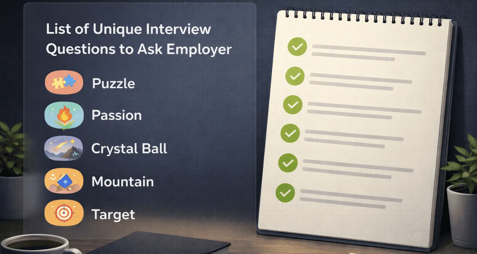 list of unique interview questions to ask employer slides