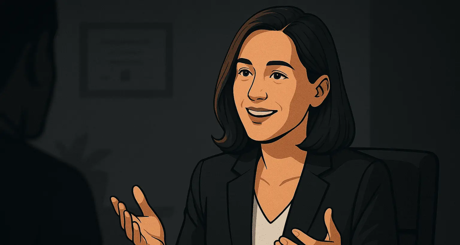 Professional discussing weaknesses for job interview with confidence and self-awareness