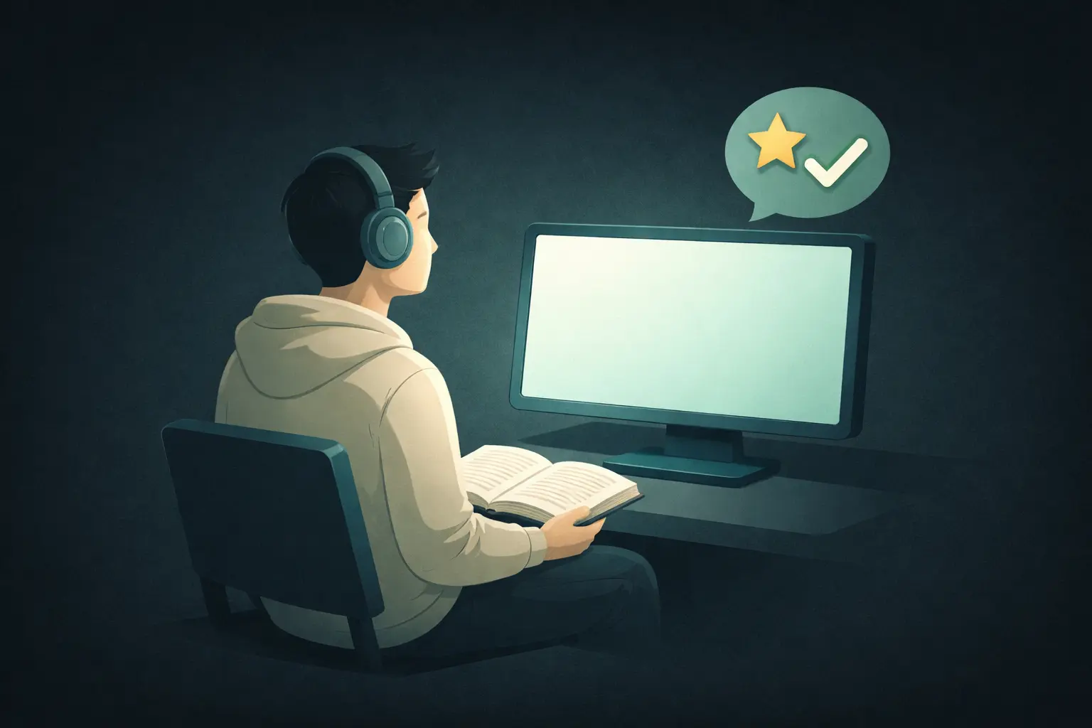 Siswa latihan speaking memakai contoh interview bahasa inggris ujian praktek