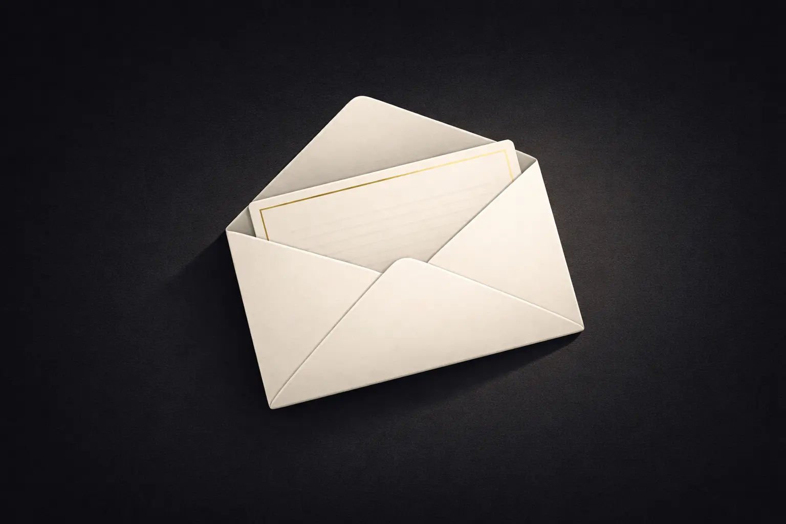 Ilustrasi amplop email profesional untuk contoh surat balasan interview bahasa inggris