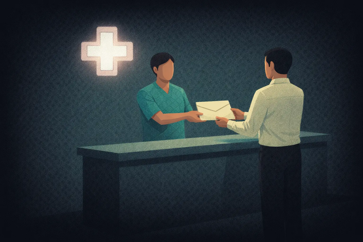 Ilustrasi contoh surat lamaran kerja di puskesmas untuk pelamar