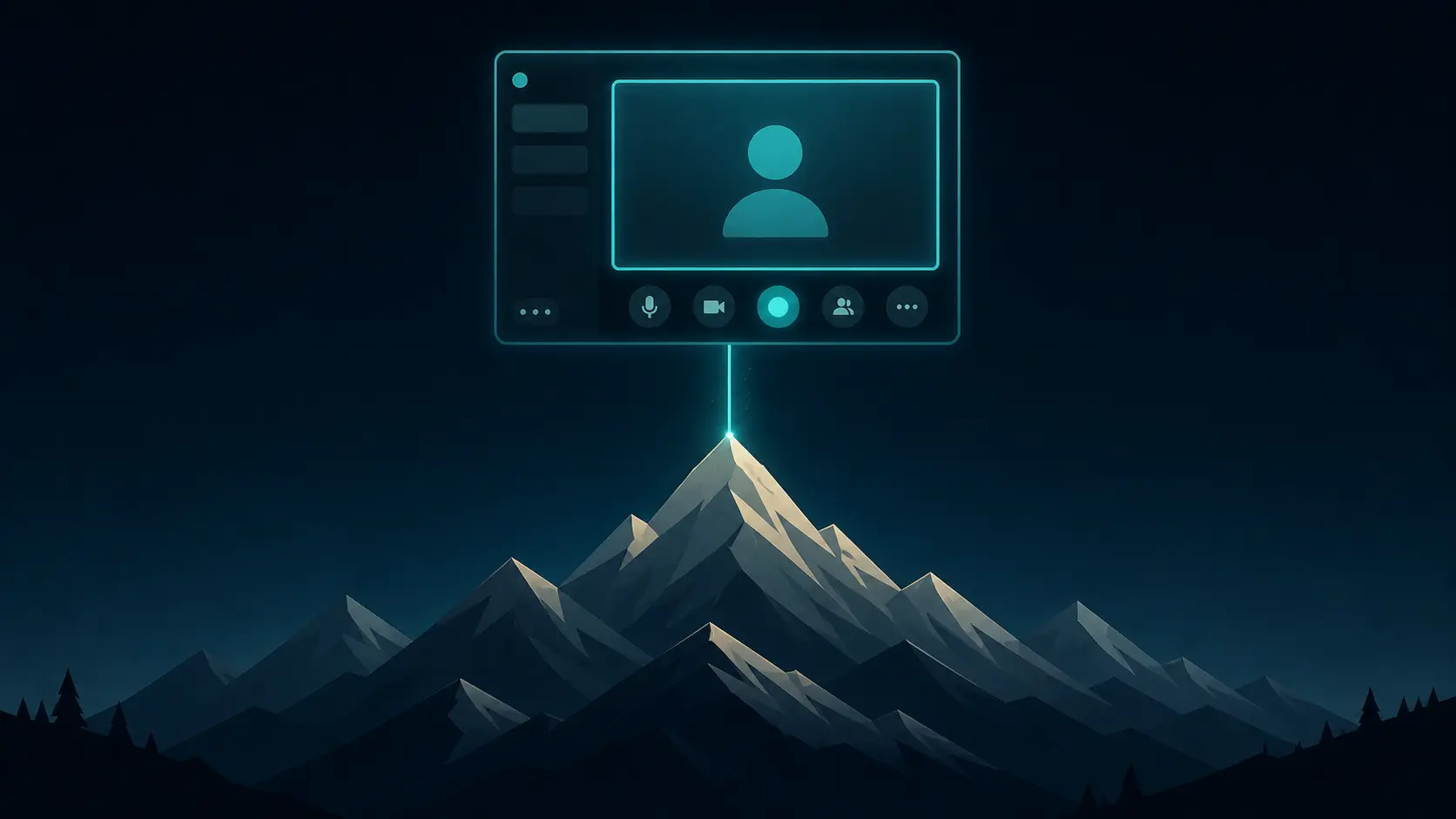 Candidate using himalayas ai interview practice for a remote mock interview