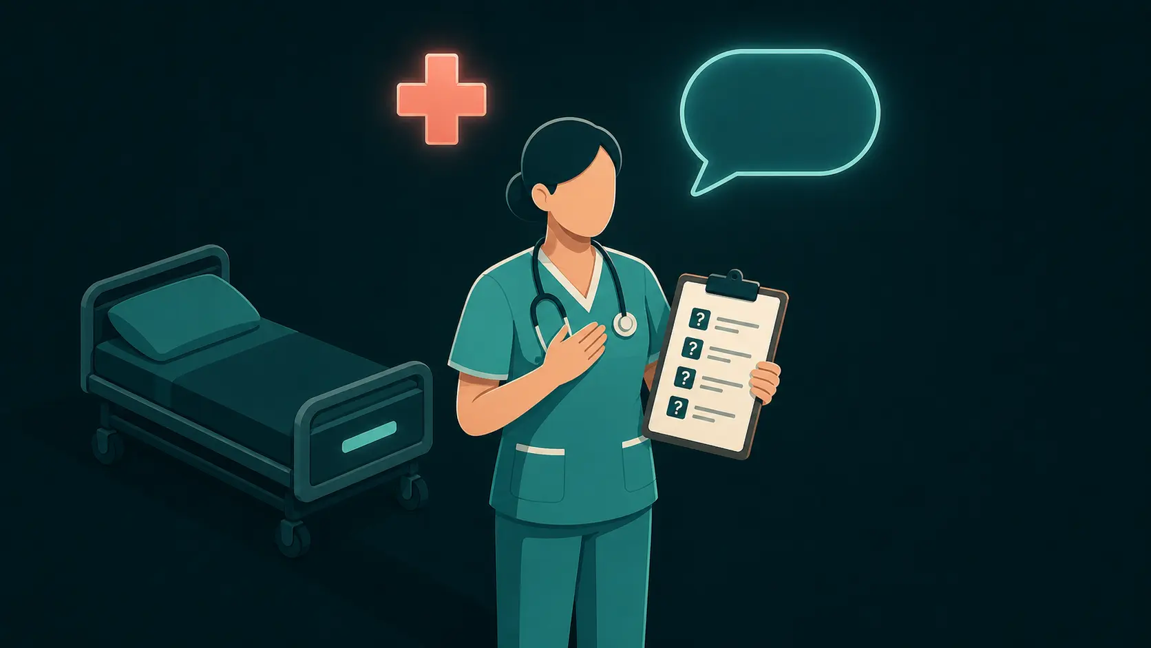 Licensed practical nurse candidate preparing answers for interview questions for licensed practical nurse roles