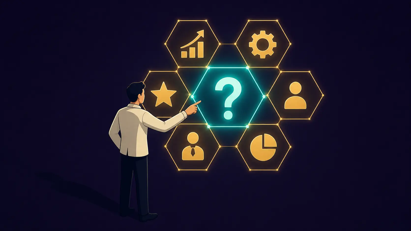 Manager candidate rehearsing practice interview questions for management before panel interview